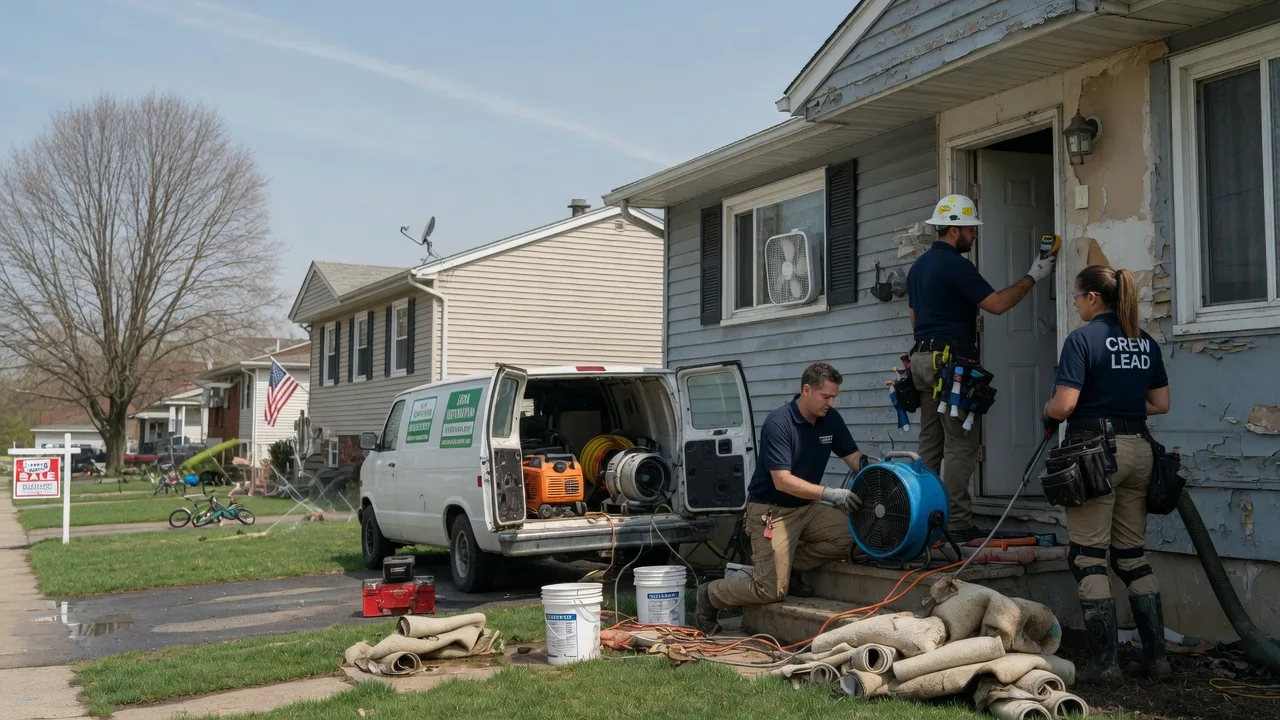 Flood Cleanup in Lyndora, PA near me